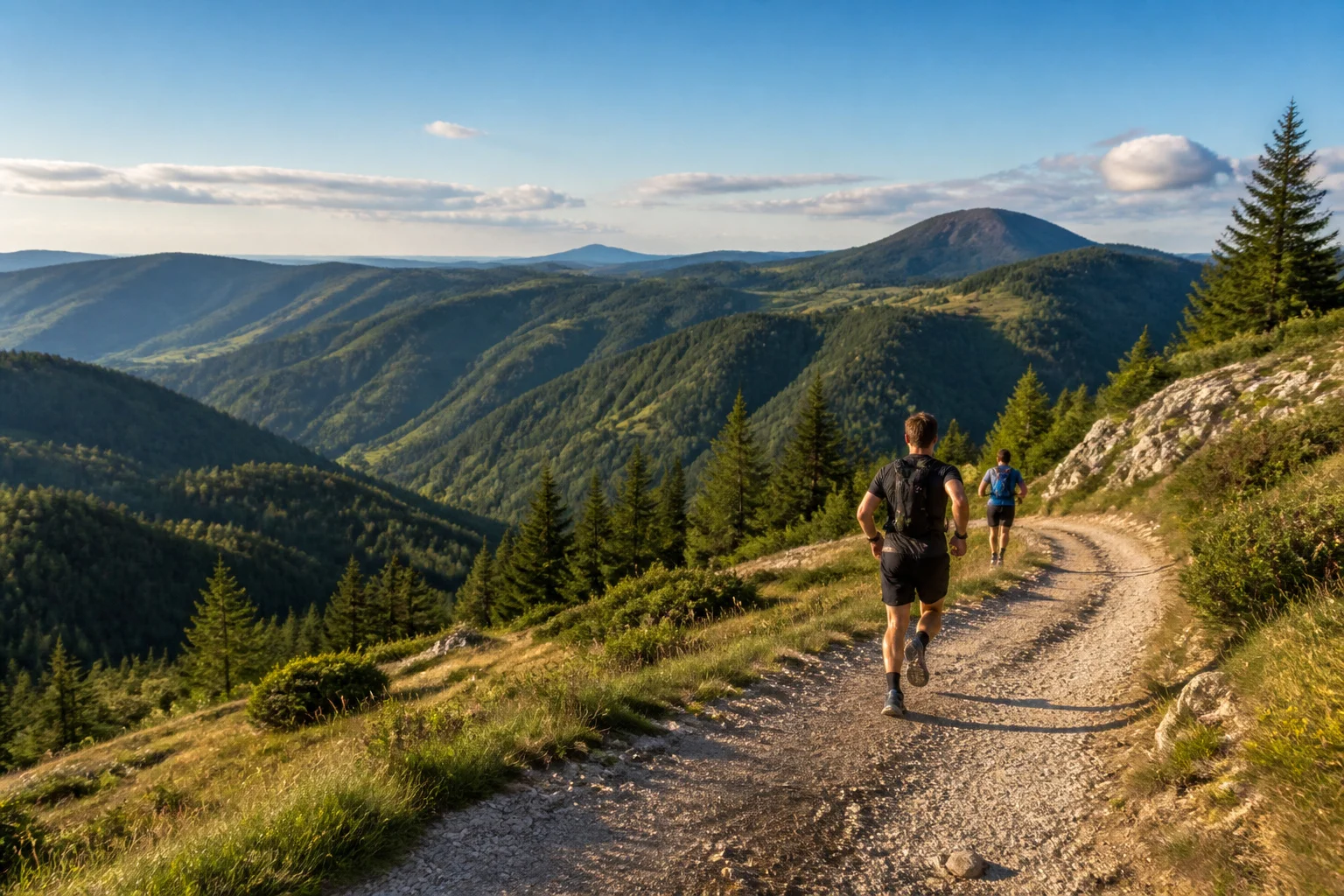 Trail running dans les vosges