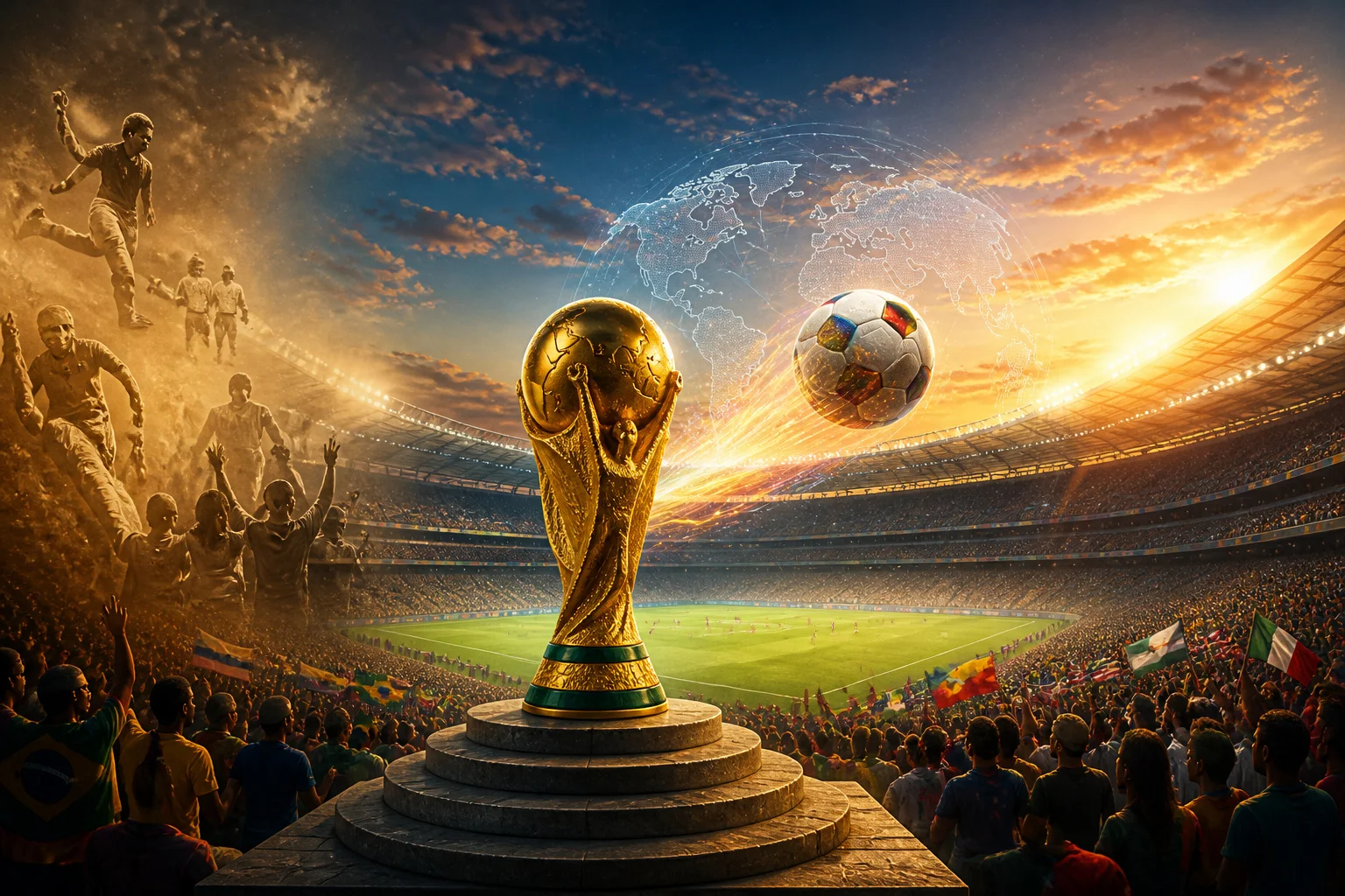 Le triomphe mondial du football