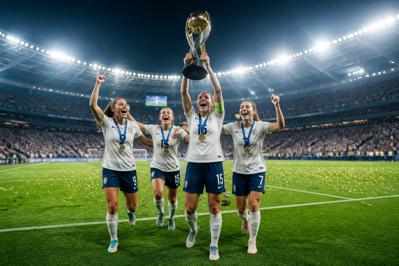 Victoire des footballeuses championnes